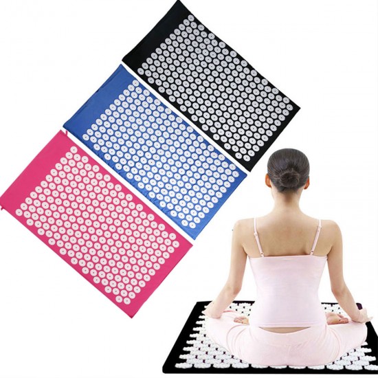 Acupressure Massager Yoga Mat Trigger Massage Stress Pain Fatigue Relieve Promote Circulation