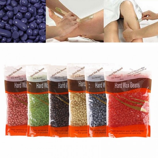 1 Pack No Strip Hair Removal Hard Wax Beans Hot Film Bikini Waxing Pellet 5 Fragrances