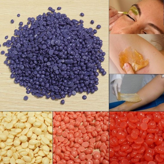 1 Pack No Strip Hair Removal Hard Wax Beans Hot Film Bikini Waxing Pellet 5 Fragrances