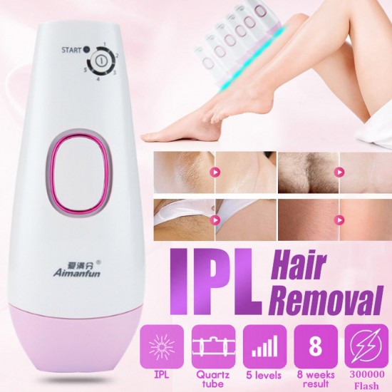 100-240V 300000 Pulses IPL Permanent Hair Laser Removal for Body Face Home Use Device Depilatory Epilator