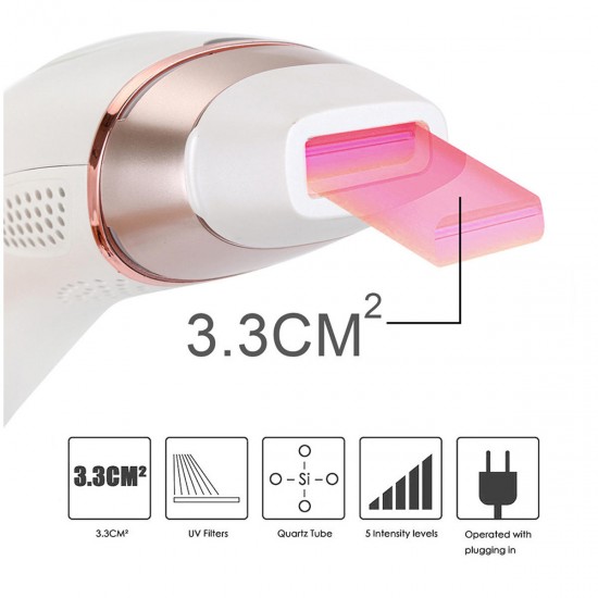 300,000 Flashes IPL Light Permanent Hair Removal Device LCD Display Home Use for Women and Men