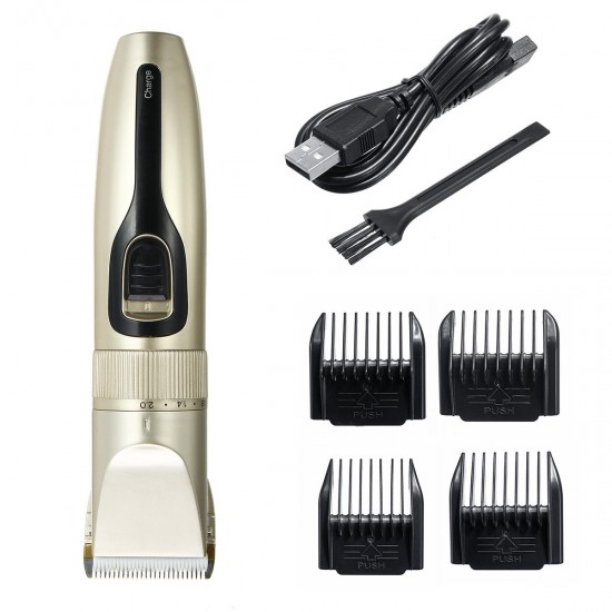 100V-240V Rechargeable Electric Cat Dog Clipper Cordless Pet Clippers Hair Shaver Grooming Trimmer