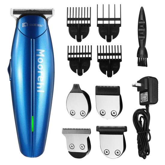 AK6189 Electric Men Hair Trimmer Clipper Justerbar Cutting Barber Head Shaver Remover