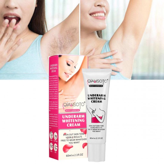 1Pc Beauty Body Armpit Whitening Cream Between Legs Knees Private Parts Intimate