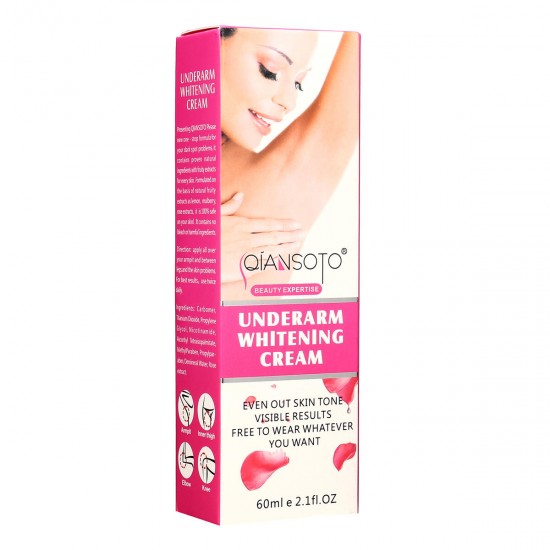 1Pc Beauty Body Armpit Whitening Cream Between Legs Knees Private Parts Intimate