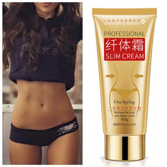 60g Body Leg Slimming Firming Body Cream Fat Burning Weight Skin Anti-Cellulite