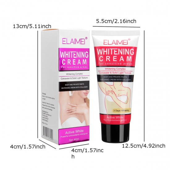 60ml Magic Cream Body Beauty Legs Knees Private Parts Intimate