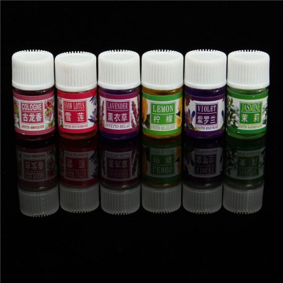 12pcs Flower Essential Oil Set  Spa Aromatherapy Pure Therapeutic Plant Headache Relief Home