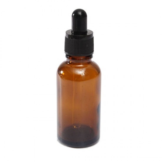 30ML Brown Empty Glass Essential Oil Perfume Dropper Bottle