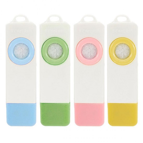Mini USB Essential Oil Aromatherapy Diffuser Aroma Fresh Air Car Room 4 Colors
