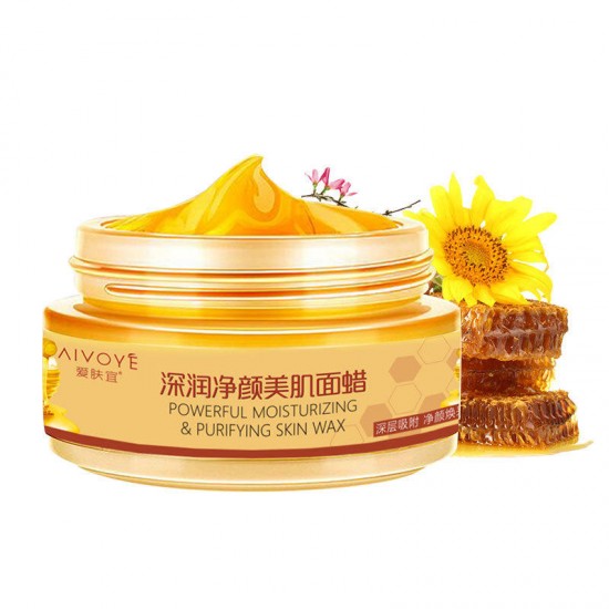 120g Honey Facial Wax Cream Extract Mositurizing Blackhead Remove Exfoliate