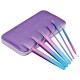 6pcs Blackhead Removal Tweezers Kit Blemish Pimple Acne Remover Extractor Tools with Mirror