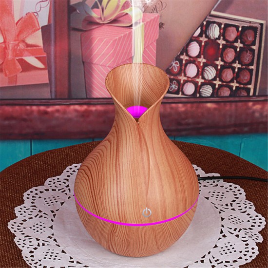 130ml Creative Humidifier Ultrasonic Air Purifier LED Home Essential Oil Diffuser