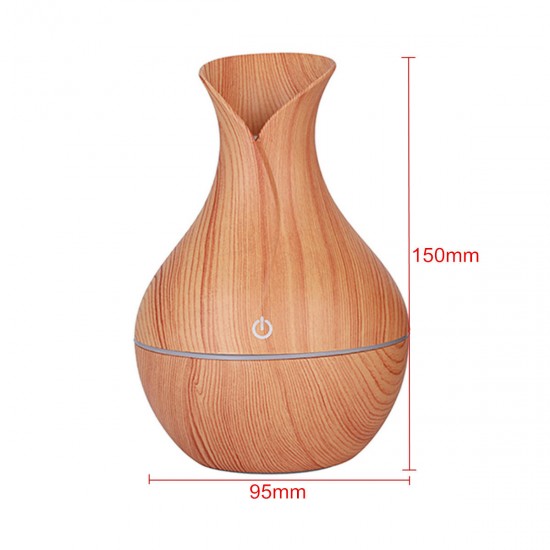 130ml Creative Humidifier Ultrasonic Air Purifier LED Home Essential Oil Diffuser