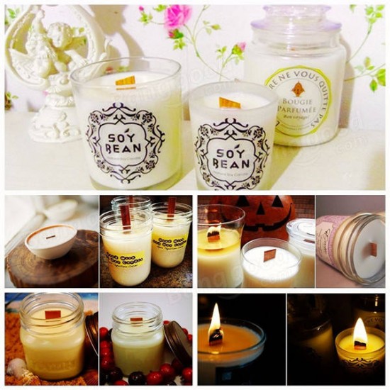 19X130mm Scented Candles Wood Wick Sustainer Candle Making Supply