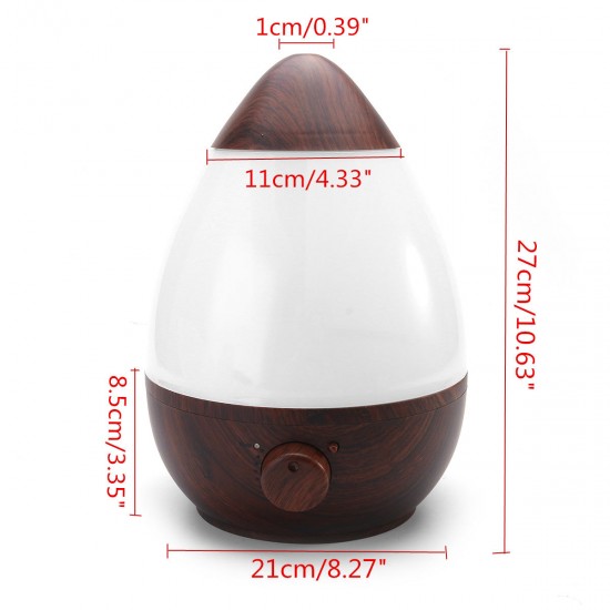 2.3L Air Humidifier Ultrasonic Aromatherapy Diffuser Aroma Nebuliser Purifier