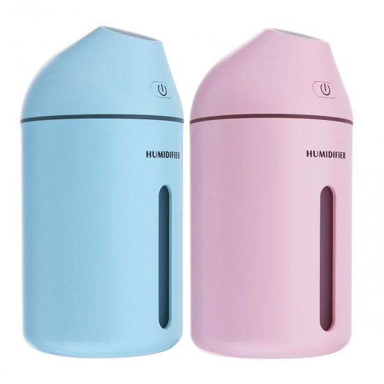 320ml USB Ultrasonic Home Humidifier Air Diffuser Purifier Atomizer