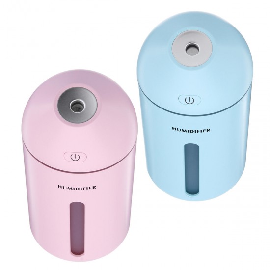 320ml USB Ultrasonic Home Humidifier Air Diffuser Purifier Atomizer