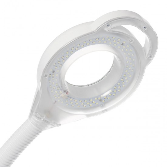 220V Pro 8X Diopter Magnifying Lamp 120 LED Beads Magnifier Facial Light with Swivel Arm for Beauty Salon Tattoo Spa Skin Care 220V Pro 8X Diopter Magnifying Lamp 120 LED Beads Magnifier Facial Light with Swivel Arm for Beauty Salon Tattoo Spa Skin Care