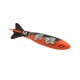 4 Pcs/Pack Torpedo Rocket Throwing Toy Swimming Pool Diving Game Torpedoes Bandits Beach Play Toys