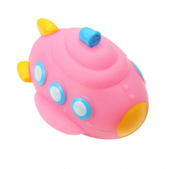 5PCS Baby Bath Toys Rubber Duck Animals Boat Kids Water Toys Squeeze Flash Bathroom Beach Play Toys