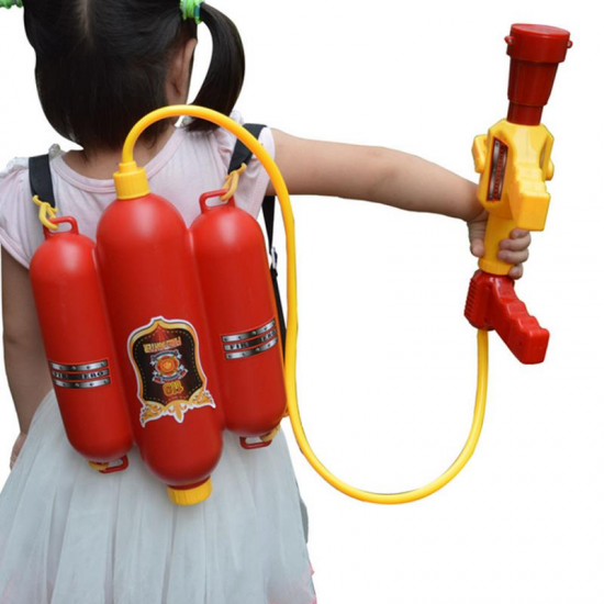 Children Fire Backpack Nozzle Water Gun Toy Guns Air Pressure Water Gun Beach Toys