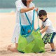 Toy Tool Clothes Storage Collection Pouch Tote Mesh Bag Mom Baby Kids Indoor Outdoor Beach Bag