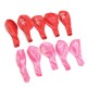 10 Per Set Pink Girl 1st Birthday Printed Pearlised Balloons Christmas Decoration