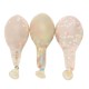 3pcs/Lot Clear Confetti Balloon Happy Birthday Wedding Party Decorations