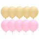 40Pcs Per Set Pink And Metallic Gold Balloons Helium Quality Party Decoration