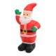 Christmas Party Home 1.2M Inflatable Santa Claus Air Blowing Up Costume Toys For Kids Children Gift