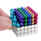 216PCS 5mm Cube Buck Ball Mixcolour Magnetic Toys Neodymium N35 Magnet