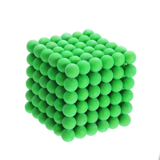 216PCs 5mm Magic Strong Fluorescent Buck Ball Creative Imanes Magnetic Stress Relive Toys With Box