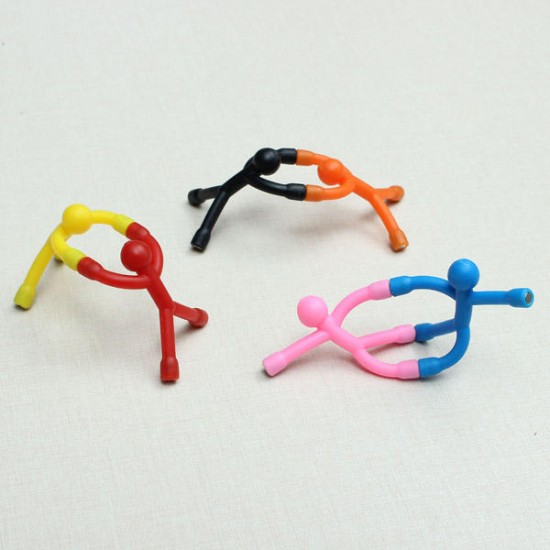 Mini Q-Man Magnet Novelty Curiously Awesome Gift Cute Rubber Man Magnetic Toys