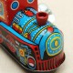 Vintage Wind Up Tin Toy Clockwork Spring LocomotivE Classic Toy