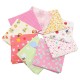 10PCS DIY Cute Cartoon Pattern Cotton Material Vintage Shabby Chic Summer Cloth Colors