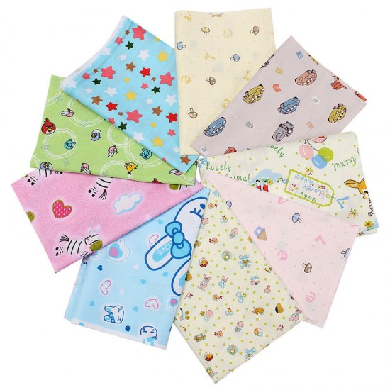10PCS DIY Cute Cartoon Pattern Cotton Material Vintage Shabby Chic Summer Cloth Colors 10PCS DIY Cute Cartoon Pattern Cotton Material Vintage Shabby Chic Summer Cloth Colors