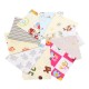 10PCS DIY Cute Cartoon Pattern Cotton Material Vintage Shabby Chic Summer Cloth Colors 10PCS DIY Cute Cartoon Pattern Cotton Material Vintage Shabby Chic Summer Cloth Colors