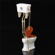 1:12 Dollhouse Miniature Furniture Toys Toilet White With Box Packing 1:12 Dollhouse Miniature Furniture Toys Toilet White With Box Packing