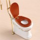 1:12 Dollhouse Miniature Furniture Toys Toilet White With Box Packing