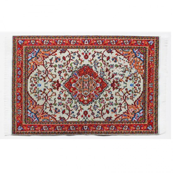 1/12 Dollhouse Turkish Carpet Rug Doll House Miniature Accessories 15x25cm TCM001-TCM010
