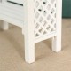 1:12 Scale White Wood Grape Trellis Planter Model Dollhouse Miniature Furniture 1:12 Scale White Wood Grape Trellis Planter Model Dollhouse Miniature Furniture
