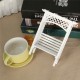 1:12 Scale White Wood Grape Trellis Planter Model Dollhouse Miniature Furniture