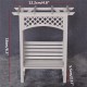 1:12 Scale White Wood Grape Trellis Planter Model Dollhouse Miniature Furniture