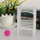 1:12 Scale White Wood Grape Trellis Planter Model Dollhouse Miniature Furniture