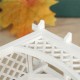 1:12 Scale White Wood Grape Trellis Planter Model Dollhouse Miniature Furniture 1:12 Scale White Wood Grape Trellis Planter Model Dollhouse Miniature Furniture