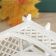 1:12 Scale White Wood Grape Trellis Planter Model Dollhouse Miniature Furniture