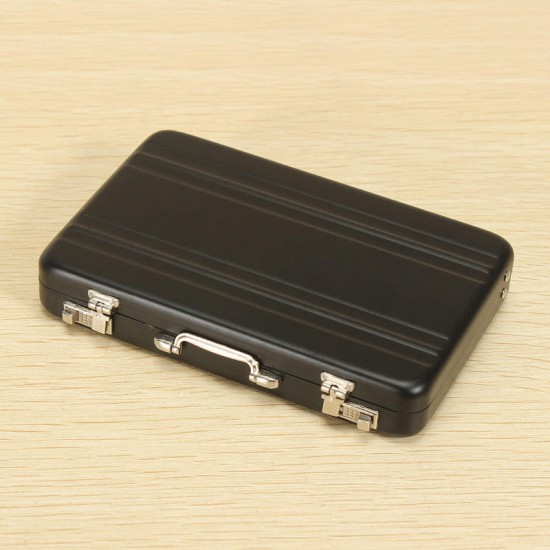 Aluminum Business Credit Cards Box Mini Suitcase Card Holder High Grade Business Office Cards Box Aluminum Business Credit Cards Box Mini Suitcase Card Holder High Grade Business Office Cards Box
