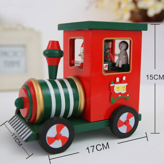 Christmas Music Box Birthday Gift Music Toy Reindeer Train Design