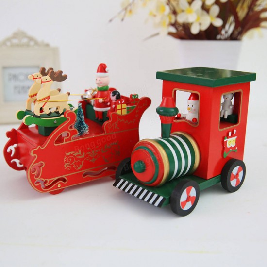 Christmas Music Box Birthday Gift Music Toy Reindeer Train Design